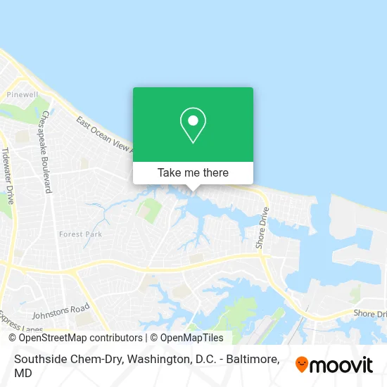 Southside Chem-Dry map