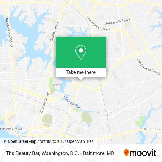Tha Beauty Bar map