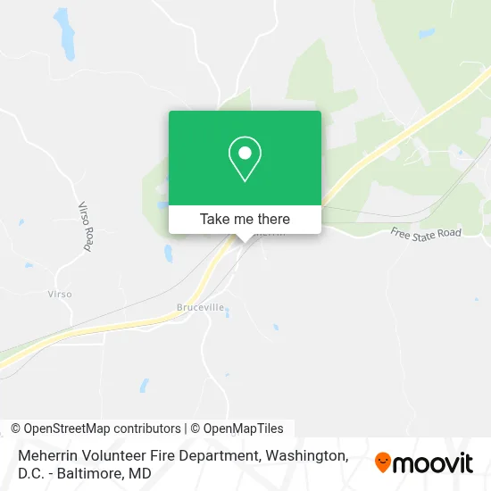 Meherrin Volunteer Fire Department map
