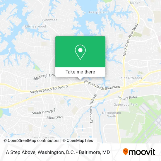 A Step Above map