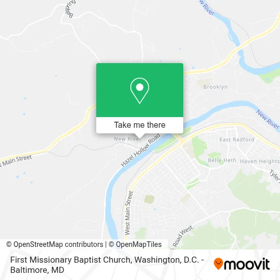 First Missionary Baptist Church map