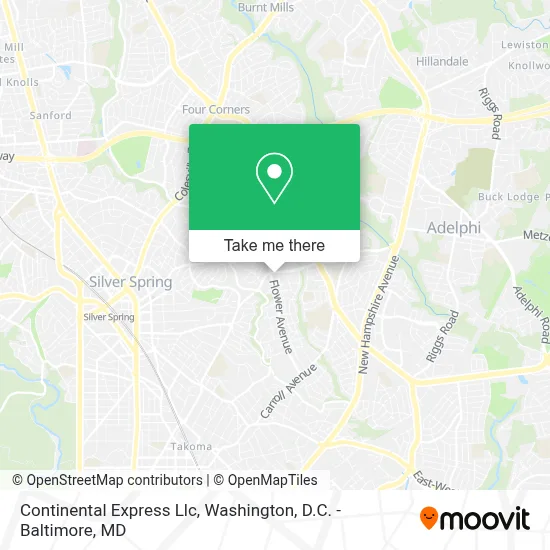 Continental Express Llc map