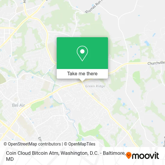 Coin Cloud Bitcoin Atm map