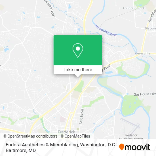 Eudora Aesthetics & Microblading map