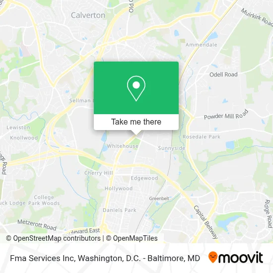 Fma Services Inc map