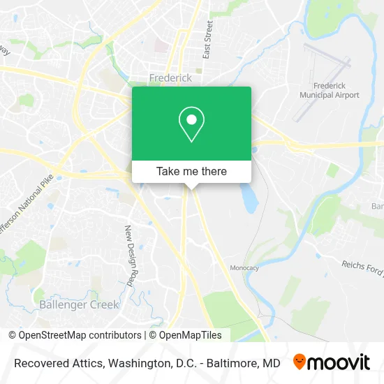 Recovered Attics map