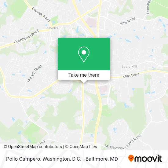 Pollo Campero map