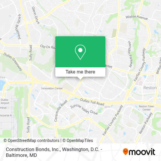 Construction Bonds, Inc. map
