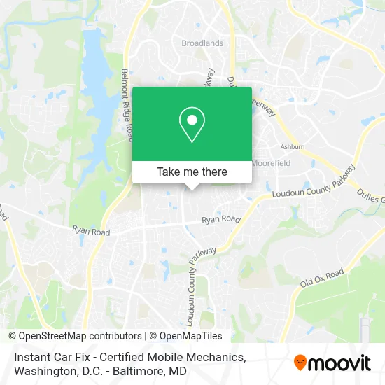 Instant Car Fix - Certified Mobile Mechanics map