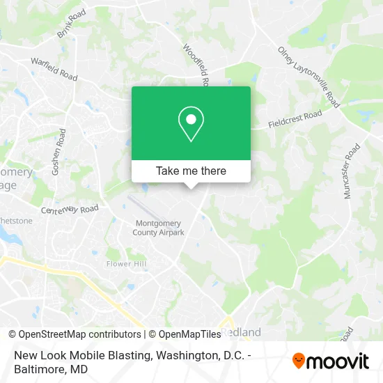 New Look Mobile Blasting map