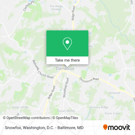 Snowfox map