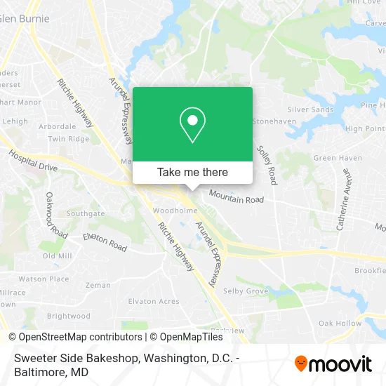 Sweeter Side Bakeshop map