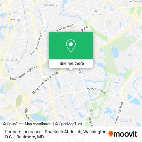 Farmers Insurance - Shahidah Abdullah map