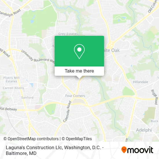 Laguna's Construction Llc map