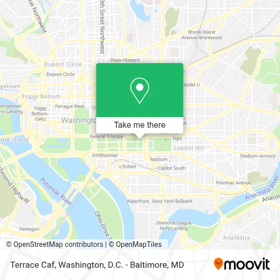 Terrace Caf map