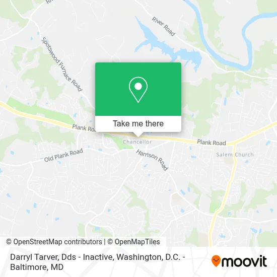 Darryl Tarver, Dds - Inactive map
