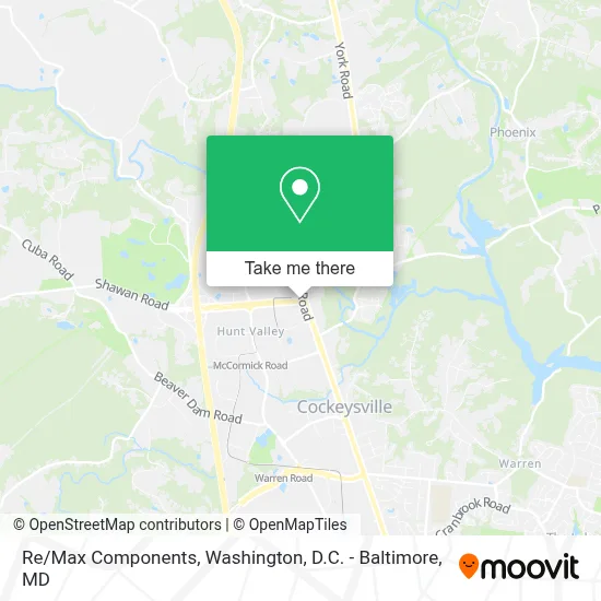 Re/Max Components map