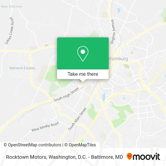 Rocktown Motors map