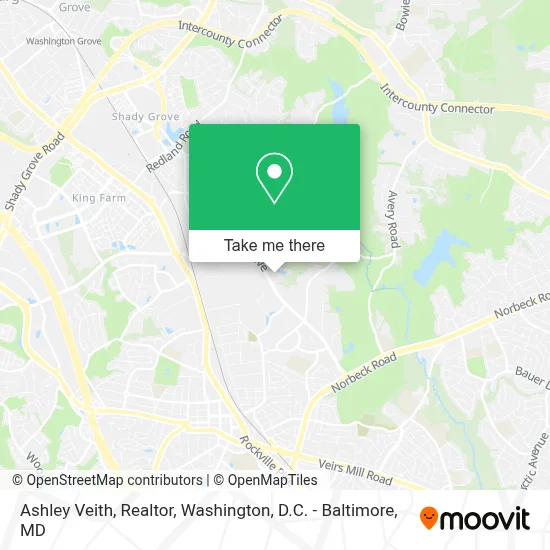Ashley Veith, Realtor map