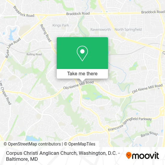Corpus Christi Anglican Church map