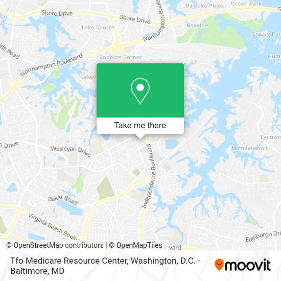 Tfo Medicare Resource Center map