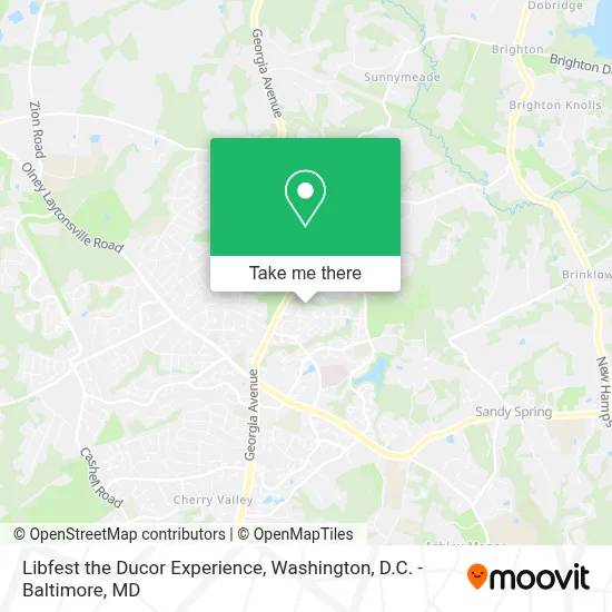 Libfest the Ducor Experience map
