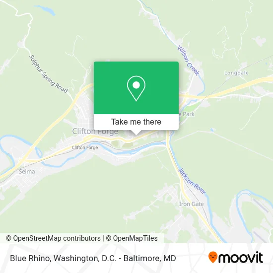 Blue Rhino map