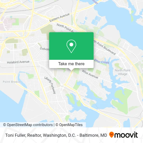 Toni Fuller,  Realtor map