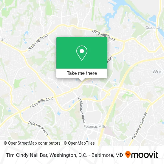Tim Cindy Nail Bar map