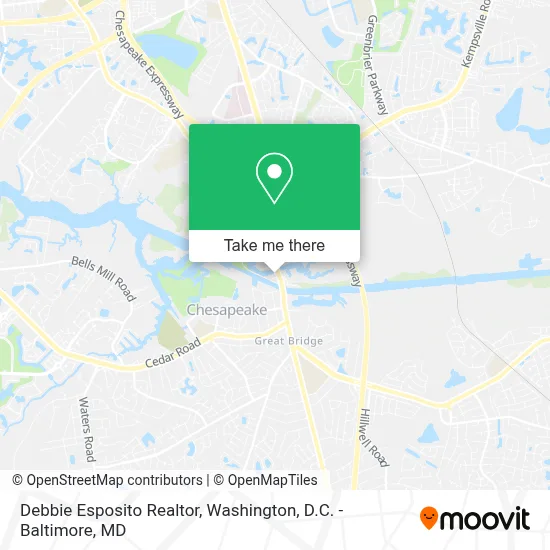 Debbie Esposito Realtor map
