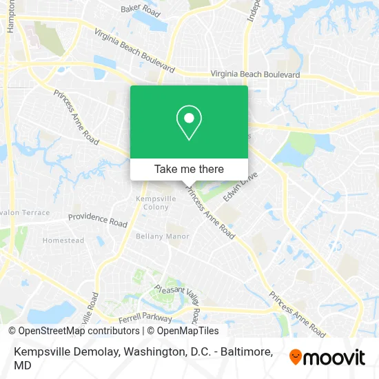 Kempsville Demolay map