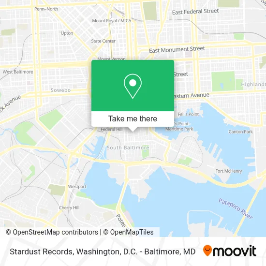 Stardust Records map