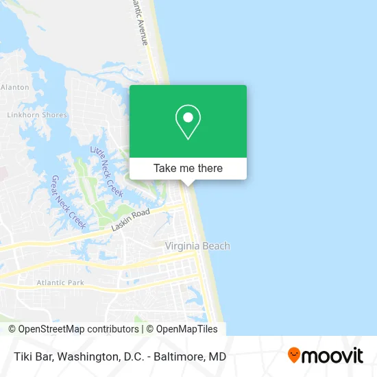 Tiki Bar map