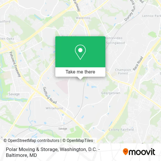 Polar Moving & Storage map