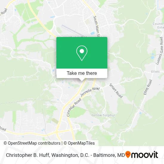 Christopher B. Huff map