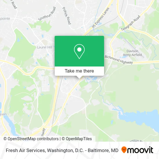 Fresh Air Services map