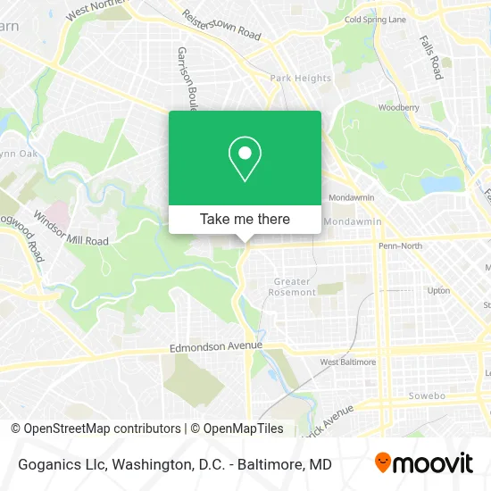 Goganics Llc map