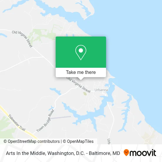 Arts In the Middle map