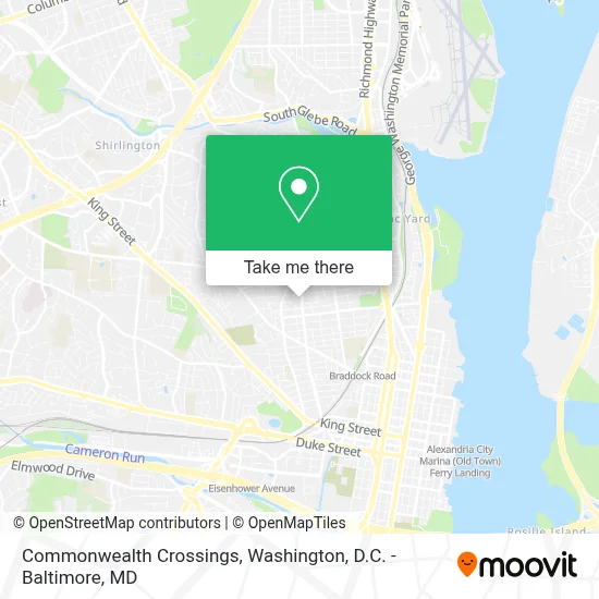 Commonwealth Crossings map