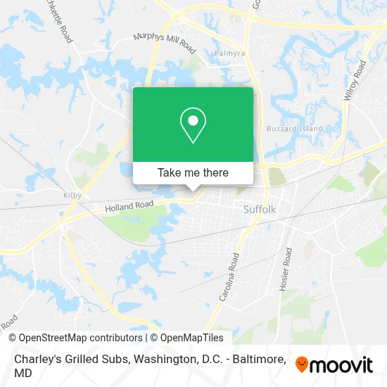 Charley's Grilled Subs map