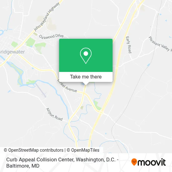 Curb Appeal Collision Center map