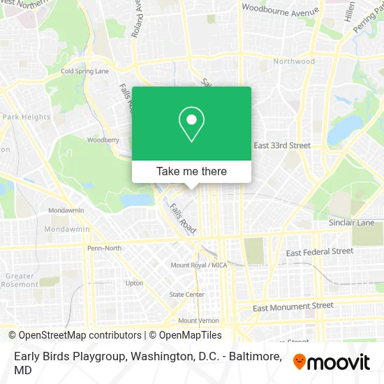 Early Birds Playgroup map