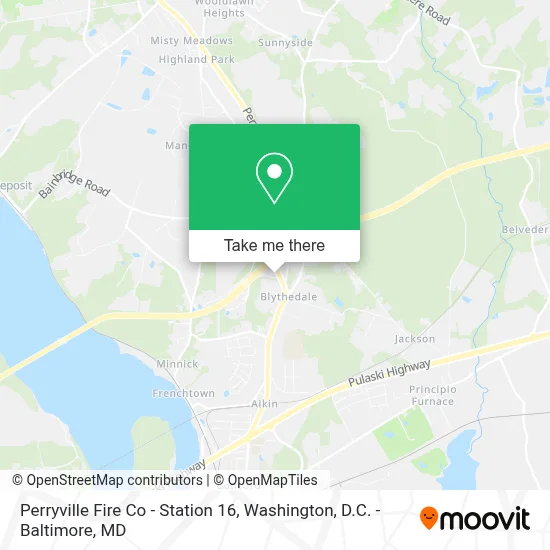 Perryville Fire Co - Station 16 map