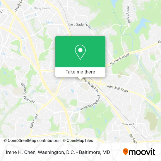 Irene H. Chen map