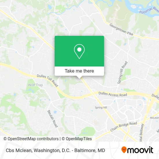 Cbs Mclean map