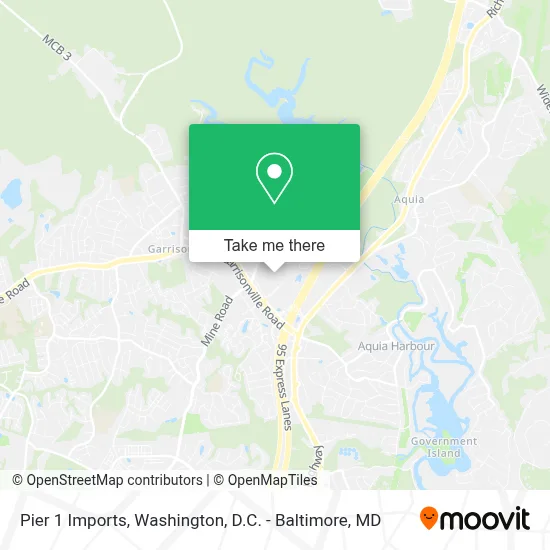 Pier 1 Imports map