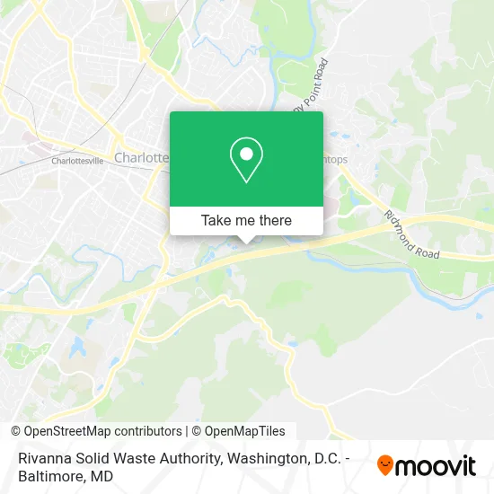 Rivanna Solid Waste Authority map