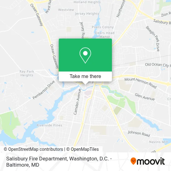 Salisbury Fire Department map