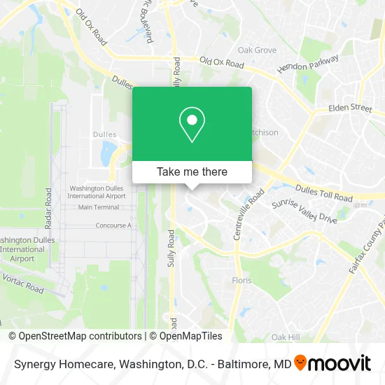 Synergy Homecare map