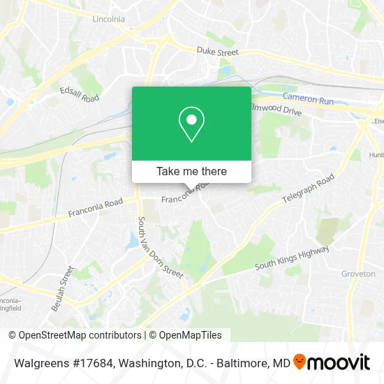 Walgreens #17684 map